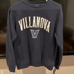 Navy Villanova Crewneck Sweatshirt